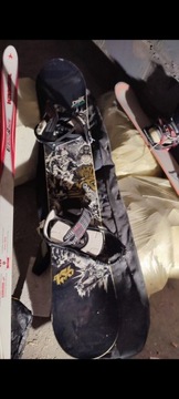 Deska Snowboard Salomon Drift Buty Zapięcia