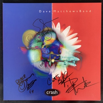 Dave Matthews Band Crash winyl autografy
