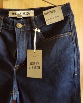 Spodnie jeansowe nowe - krój skiny