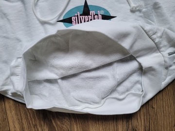 krótka bluza z kapturem Levi's Silvertab biała M