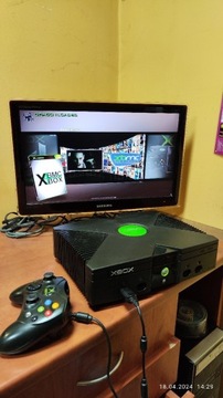 Xbox classic kombajn retro, pad 500GB Dragon emula