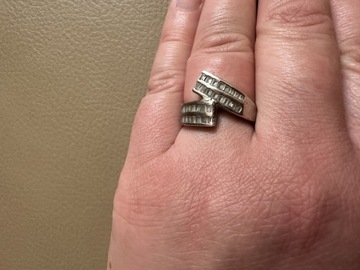 Siedem srebrnych pierścieni / pierścionków srebro