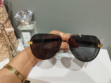 Okulary przeciwsłoneczne UV400 Inspiracja Motyw Geparda Jakość Premium 