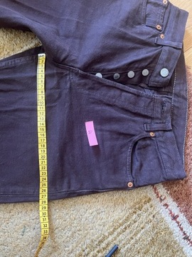 Levi’s 501 spodnie jeans brązowe