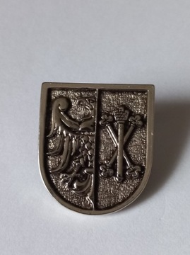 Herb powiat Średzki przypinka pin metaliczna