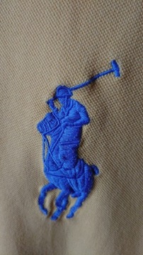 Polo Ralph Lauren XL żółta koszulka męska logo 