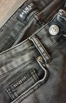 Balmain _ jeansy szare oryginalne 