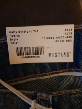 Spodnie jeansy damskie Mustang Kelly Straight7/8