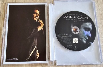 JOHNNY CASH Man In Black: Live In Denmark 1 DVD unikat!