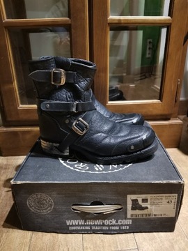 Buty męskie skórzane New Rock r. 43 oryginał