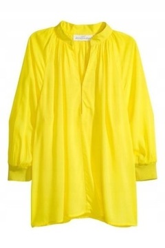 H&M żółta Bluzka Koszula Oversize Modal NOWA 42 XL
