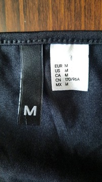 Sukienka koronkowa czarna rozm. M firmy H&M DIVIDED, używana