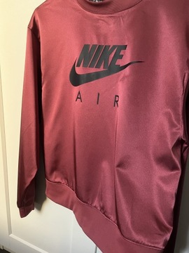 Czerwona bluza Nike Air W NSW Air Crew Satin roz S