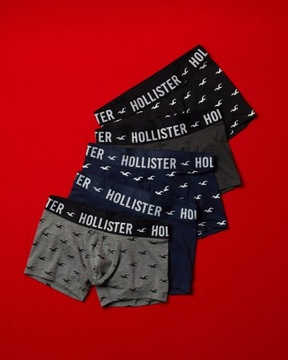 HOLLISTER by Abercrombie Bokserki Majtki 5 szt M