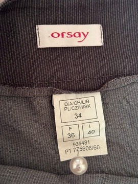 Spódnica szara, Orsay, 34