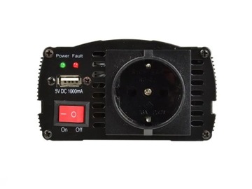 PRZETWORNICA SAMOCHODOWA 12V 230V 500W/1000W USB