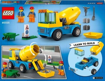 LEGO CITY 60325 Автобетоносмеситель «Автогруша»