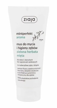 ZIAJA MUS DO MYCIA I HIGIENY ZĘBÓW ZIELONA HERBATA
