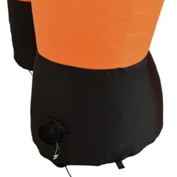 vidaXL Надувной рождественский олень со светодиодной подсветкой 400 см 345306