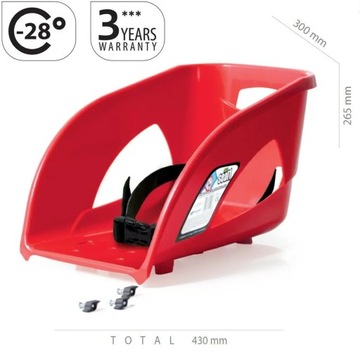 Седло SEAT1 для саней Prosperplast Bullet Tatra