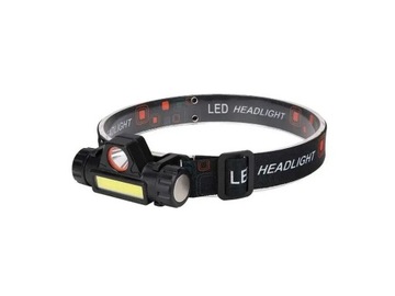 MOCNA LATARKA CZOŁOWA LED USB