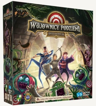 WOJOWNICY PODZIEMI / GRA PLANSZOWA / LUCRUM GAMES / DRUGA EDYCJA