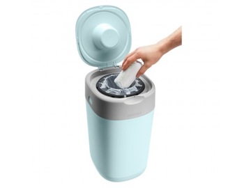 ND33_AKA-02711 510037 КОНТЕЙНЕР ДЛЯ ИСПОЛЬЗОВАННЫХ ПОДГУЗНИКОВ TWIST BLUE