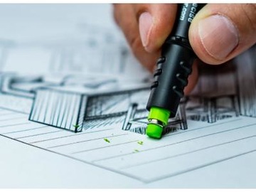 PICA 7070 FINE DRY Карандаш с ластиком, точный, автоматический, 0,9 мм, графит