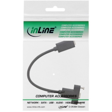 Кабель-переходник InLine USB C - USB C 0,2 м