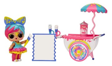LOL Surprise house of suprises Art Cart z Lalką Splatters 583806 OMG MGA