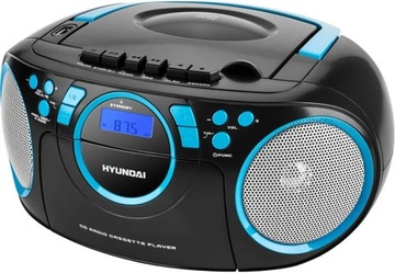 Radioodtwarzacz BOOMBOX HYUNDAI USB AUX CD MP3 NA KASETY RADIO MAGNETOFON