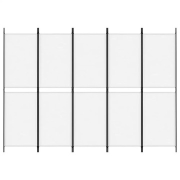 5-ПАНЕЛЬНЫЙ ЭКРАН, БЕЛЫЙ, 250Х180СМ, ТКАНЬ