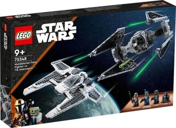 LEGO Star Wars Мандалорский истребитель «Клык» против TIE-перехватчика