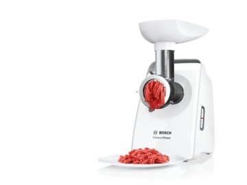 МЯСОРУБКА BOSCH MFW3X18B (БЕЛО-ЧЕРНАЯ)