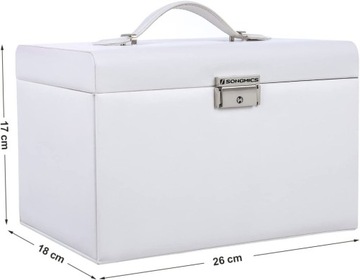 Шкатулка для драгоценностей SONGMICS JBC121W, белый