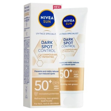 Nivea Sun Dark Spot Control Sun Fluid SPF50+ Крем 40 мл