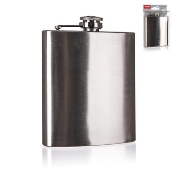 Фляга из нержавеющей стали емкостью 207 мл.