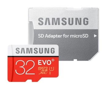 КАРТА ПАМЯТИ SAMSUNG EVO+ 128 ГБ micro SD 130 МБ/с с адаптером