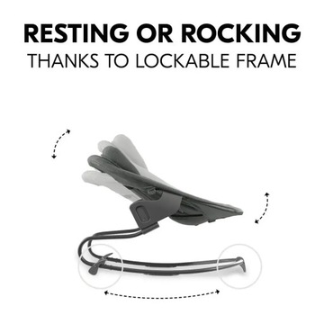 Кресло-качалка премиум-класса Alpha+ Bouncer Dark Grey