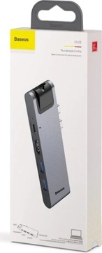 Адаптер Baseus для MacBook 7in1 USB-C, серый