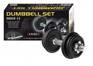 Гантель регулируемая гантель HMS 10 кг