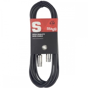 Stagg SMD6 - kabel MIDI 6m