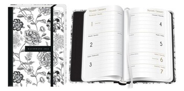 INTERDRUK BOOK CALENDAR B6 192 Мат+УФ ЧЕРНЫЙ& 2024