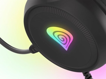 Наушники GENESIS Neon 200 RGB Черно-красные