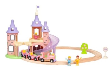 Zestaw kolejka z wagonikami i torami Brio Disney Princess 18 elementów