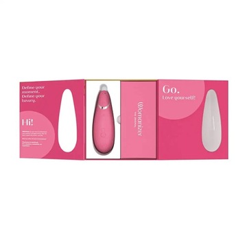 Стимулятор клитора Womanizer Premium 2 Малиновый