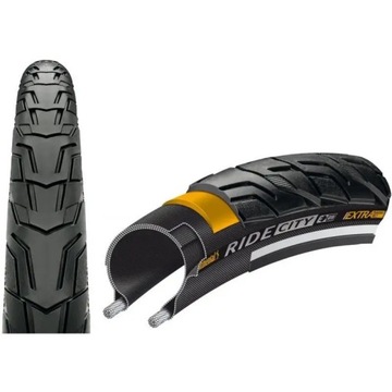 Покрышка Continental Ride City 28x1,75 черная рефлексная.