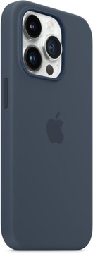 Оригинальный силиконовый чехол для Apple Iphone 14 Pro Max Storm Blue