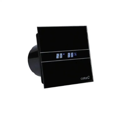 Wentylator łazienkowy CATA E 100 GTH BK Czarny