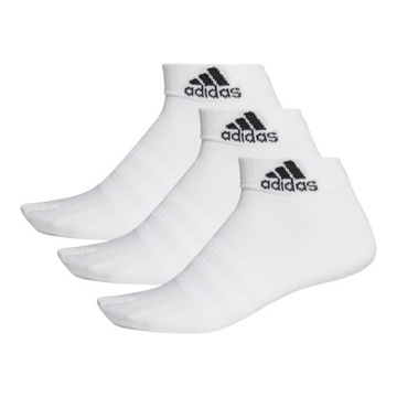 Skarpetki adidas Light ank 3PP białe DZ9435 2x 3pak 6par 43-45